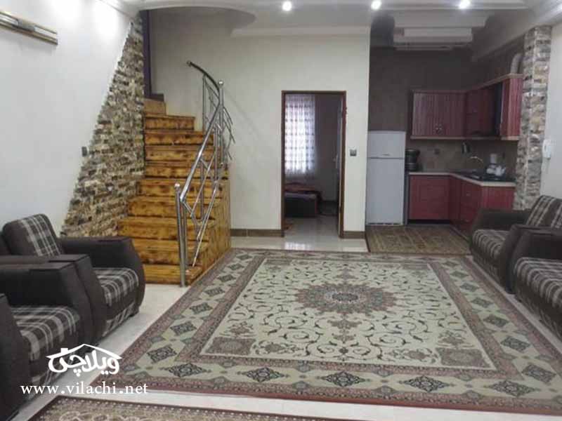 اجاره ویلای سه خوابه دوبلکس در چالوس
