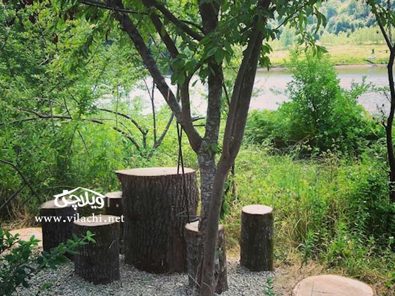 اجاره کلبه جنگلی رو به دریاچه در تالش